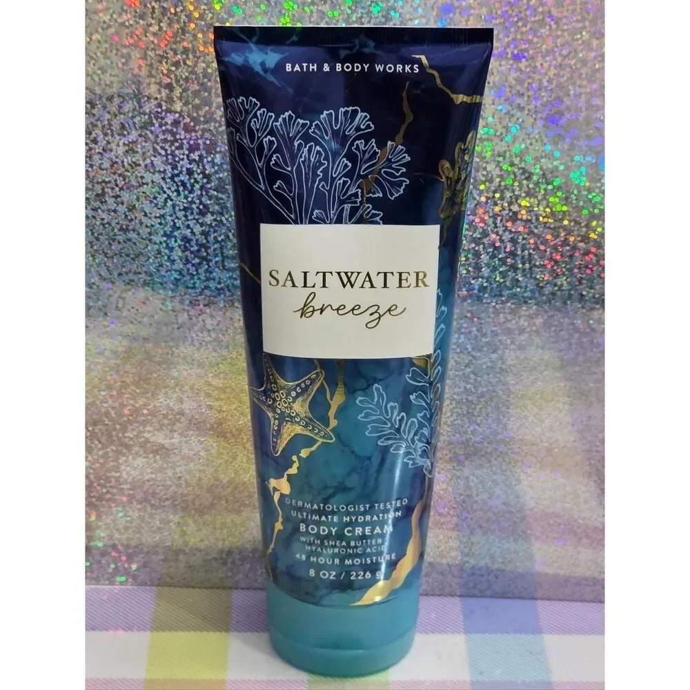 Bath-body-works Blue and Gold Bath-and-body